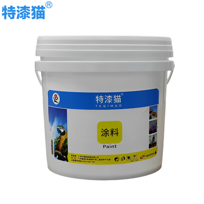 特漆猫 醇酸调和漆 灰 4.2kg桶