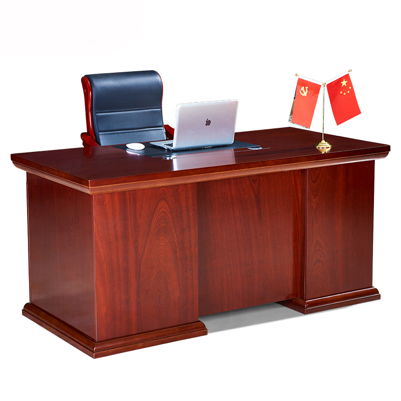 徽源昇TCJS——781现代中式油漆1.4米办公电脑桌带抽屉 办公桌