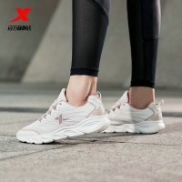 特步女鞋跑步鞋新款休闲鞋减震轻便运动鞋女士网面跑鞋