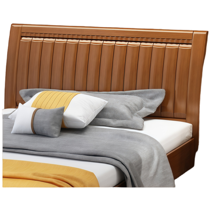 演发 床+2床头柜 1.8m 套高清大图