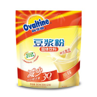 阿华田(Ovaltine)原味少糖30%豆浆风味营养早餐豆浆粉非转基因大豆随身包360g(30g*12包)