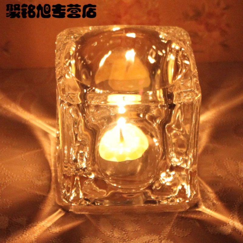 多款玻璃烛台透明水晶蜡烛台欧式浪漫婚庆生日烛光晚餐蜡烛-16号玻璃烛台