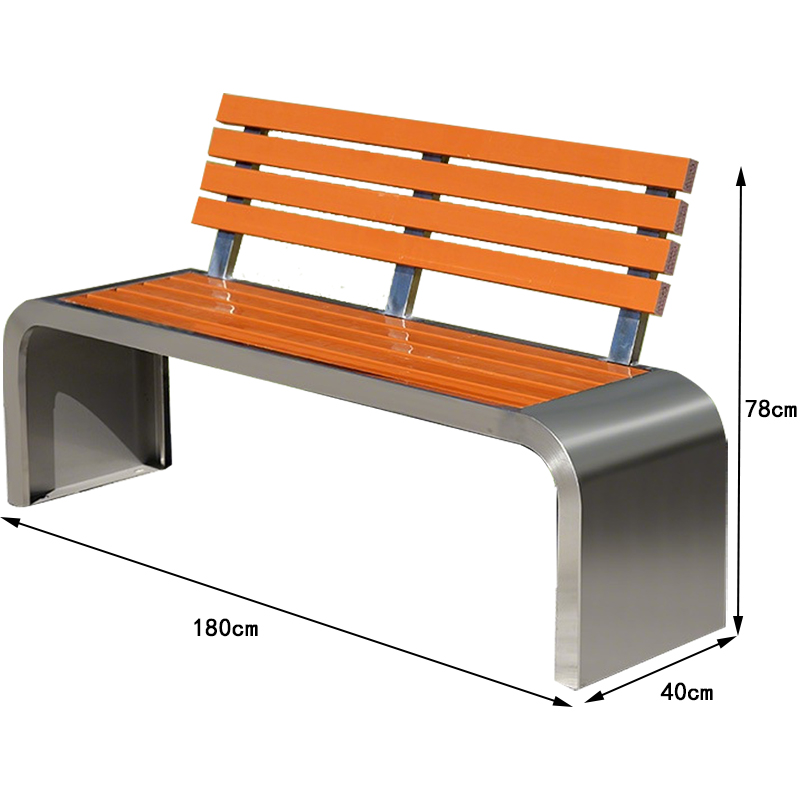 凌迪星U型长椅180*40*78cm张高清大图