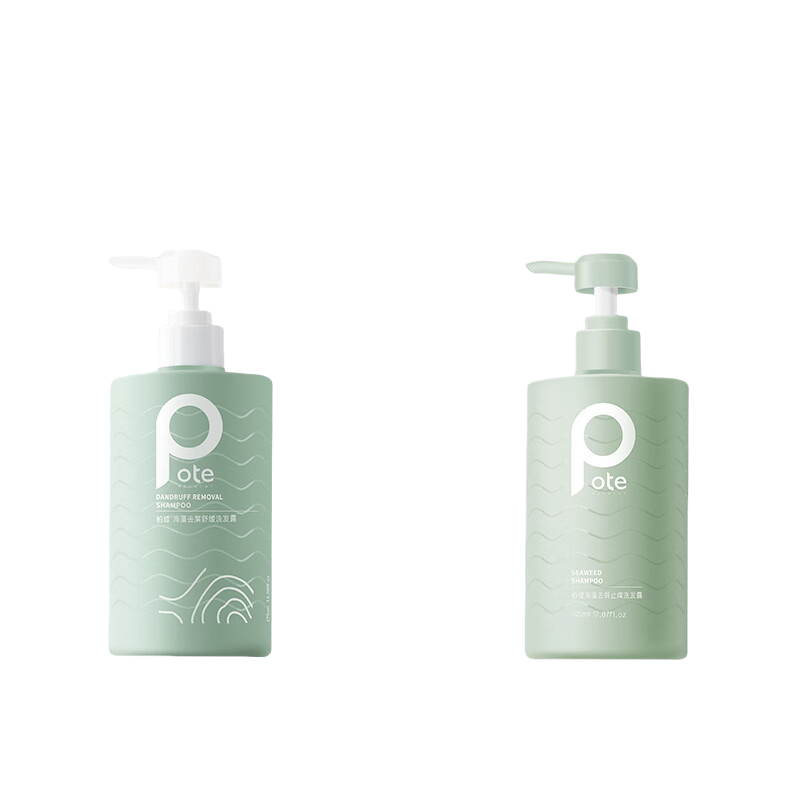 柏缇(POTE) 海藻去屑舒缓洗发露 舒缓留香氨基酸男女通用洗发露 505ml(单位:瓶)新老包装随机发货