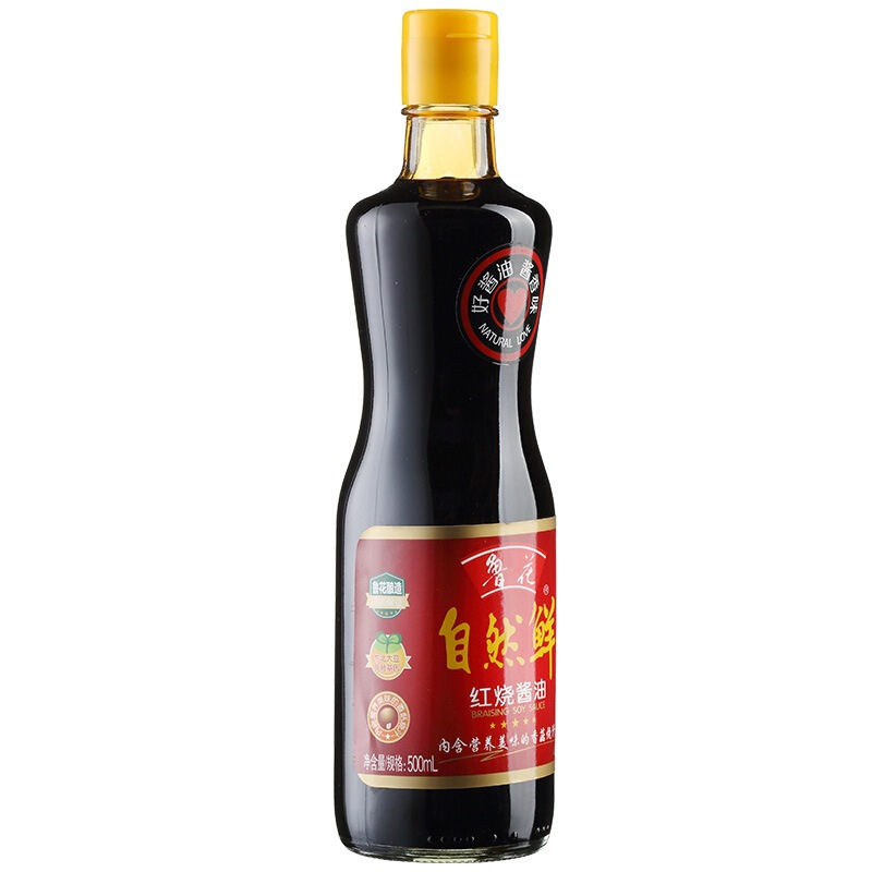 鲁花 自然鲜 红烧酱油 500ml