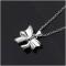 N619 Women Silver Necklace 镀925纯银女项链日韩版锁骨链潮人送女朋友七夕情人节礼物