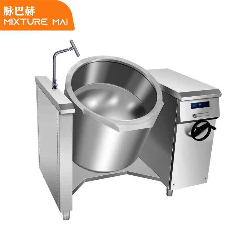 脉巴赫 商用电磁炉摇摆式汤炉大功率可倾式30kw380v 400L摇摆汤炉MBH-YCDC-YBTL 400