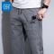 真维斯六兜休闲裤男士夏季薄款宽松束脚男裤九分裤潮牌工装裤子男