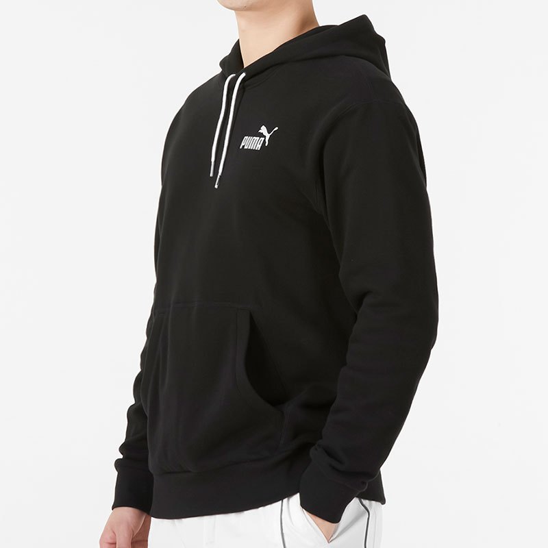 PUMA彪马卫衣男装2022春季新款运动服连帽休闲套头衫849585-01