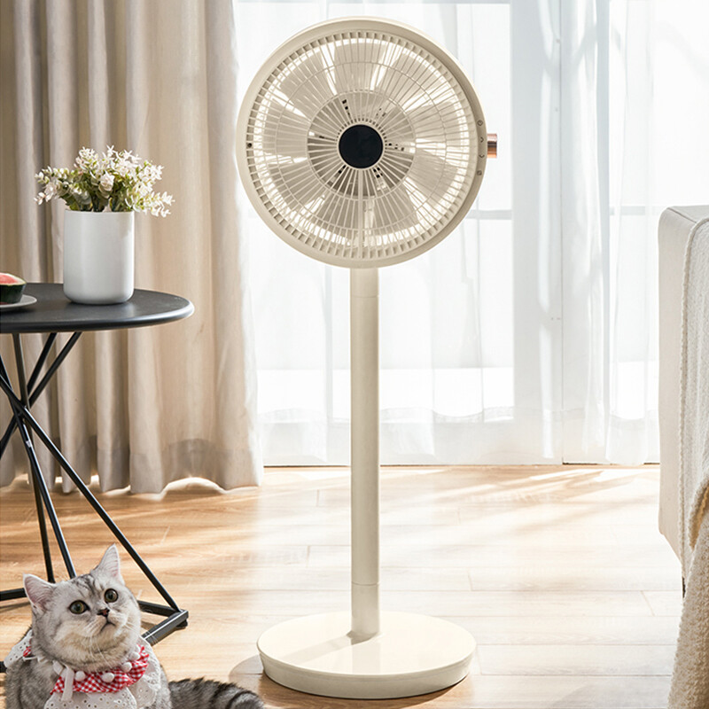 艾美特 (Airmate) 空气循环扇 CS30-RD37智能温感直流变频遥控32档风速电风扇家用 台立两用落地扇高清大图