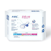 ABC亲柔立围夜用丝薄棉柔卫生巾280mm*8片