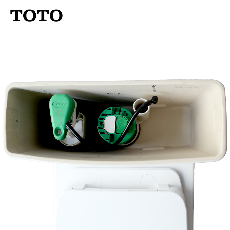 TOTO卫浴超漩式家用马桶无棱内壁连体节水智洁釉面坐便器817 坑距305
