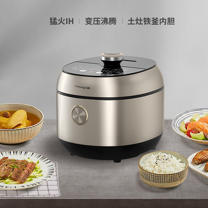 九阳（Joyoung）电压力锅家用高压锅饭煲多功能双胆Y-50IHS10