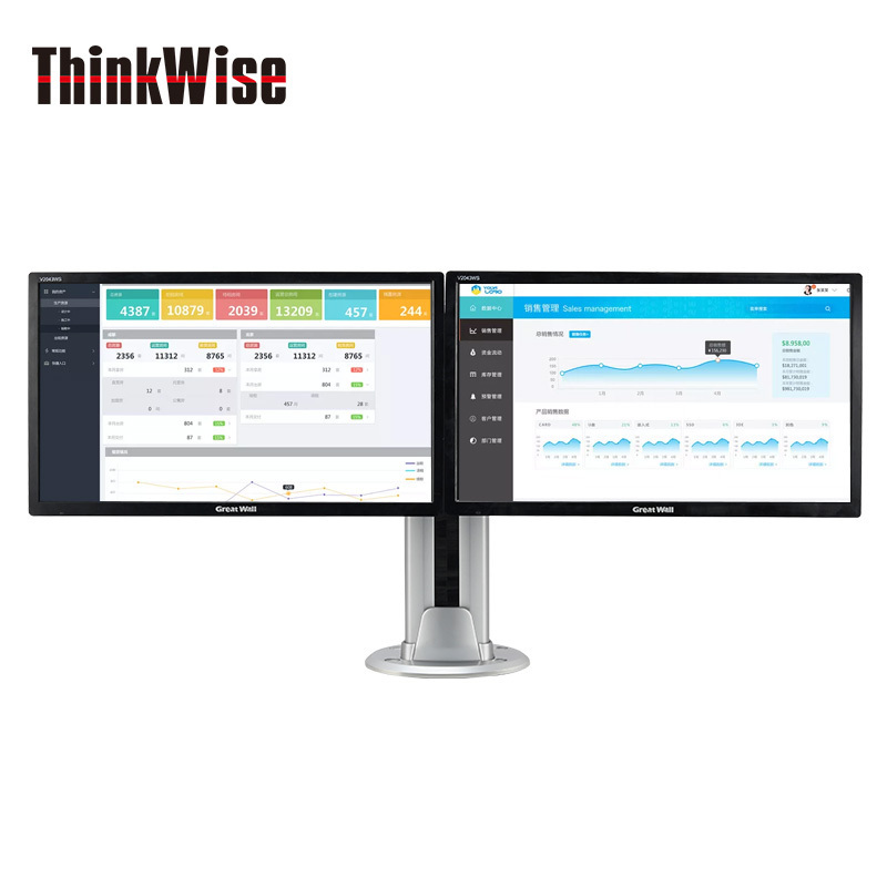 慧想（Thinkwise）显示器支架 左右双屏 升降万向旋转 CL203