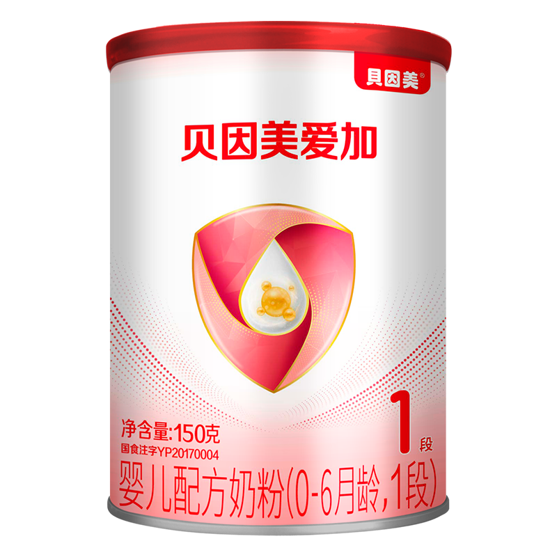贝因美爱加婴儿配方奶粉（0-6月龄，1段）150g
