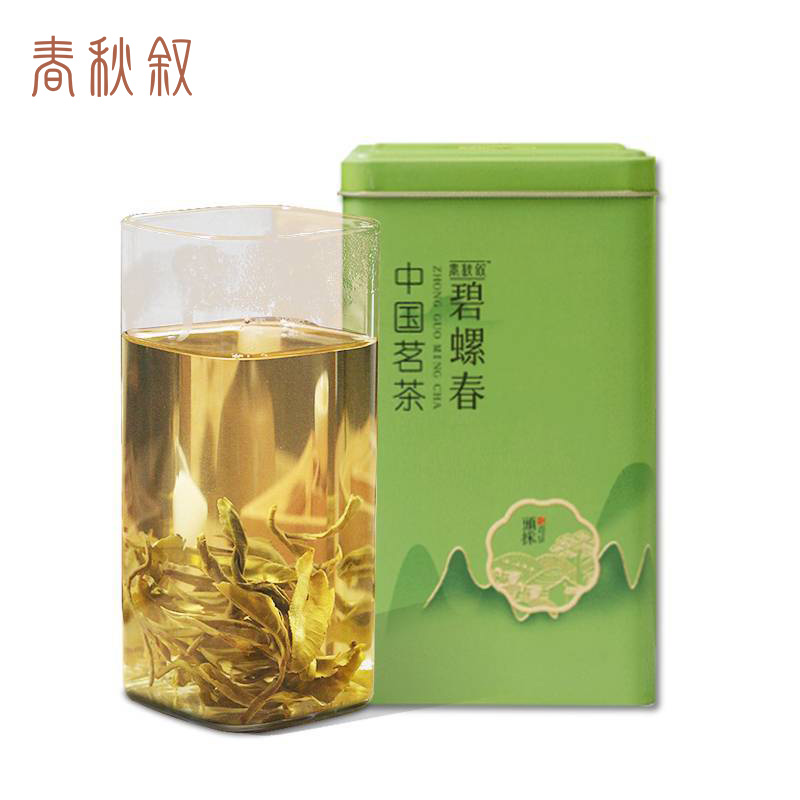春秋叙 碧螺春 绿茶 特级 250g/罐高清大图