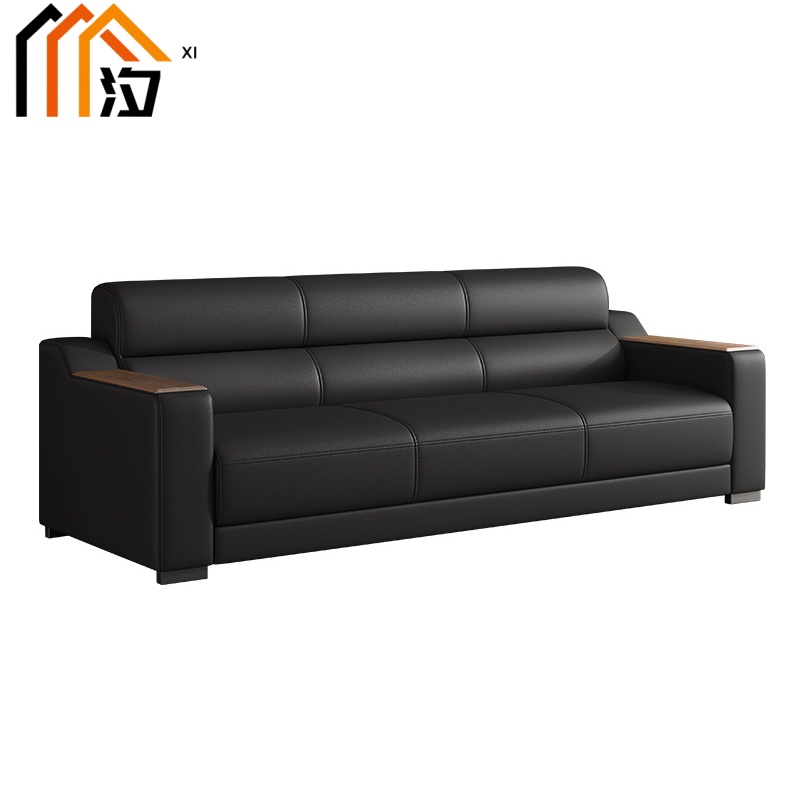 汐办公沙发三人张高清大图