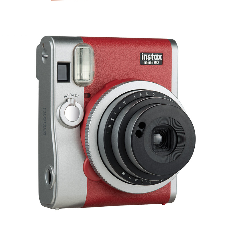 富士fujifilminstax拍立得相机一次成像胶片相机立拍立得mini90相机