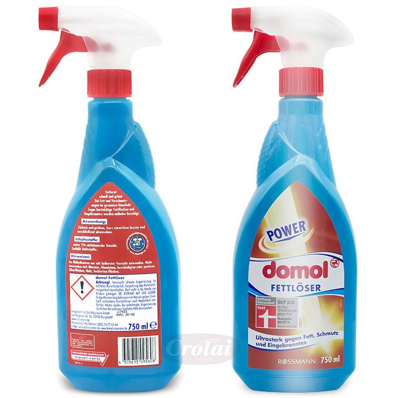 多默（domol） 强力去油污喷剂750ml 锅具锅底抛光剂浴室水龙头浴缸瓷砖多功能清洗剂不锈钢清洁剂