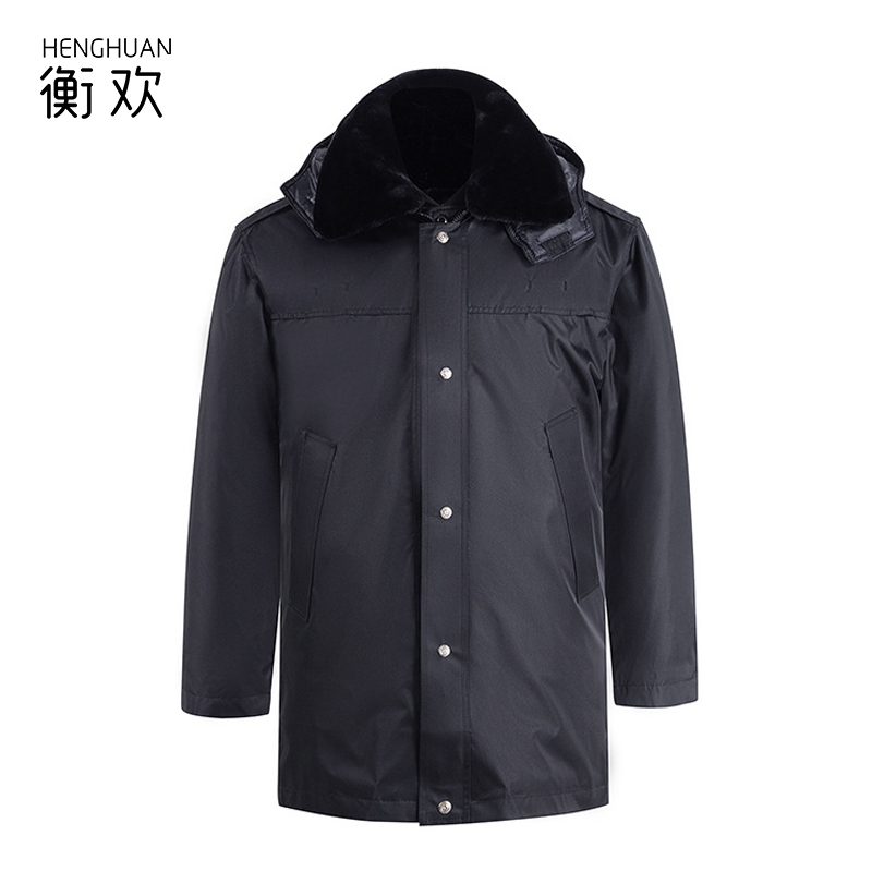 衡欢(HENGHUAN)多功能棉大衣抗寒保暖保安服中长款 RZ-LBF02 均码/件