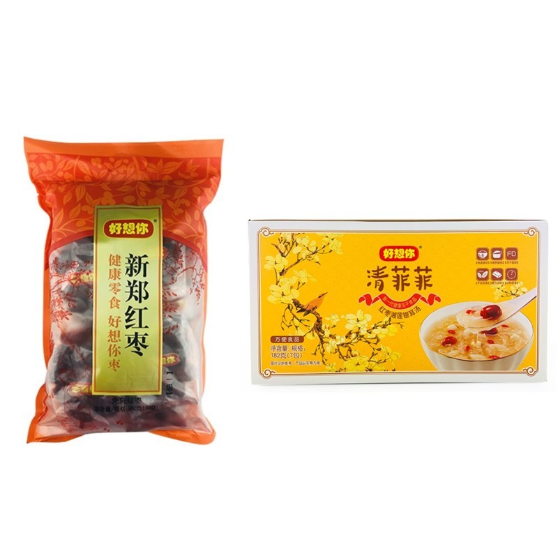 富锦中秋节日礼包套餐一(含好想你清菲菲+富锦坚果375g+富锦精装月饼+桂格燕麦片+好想你红枣+好想你核桃)