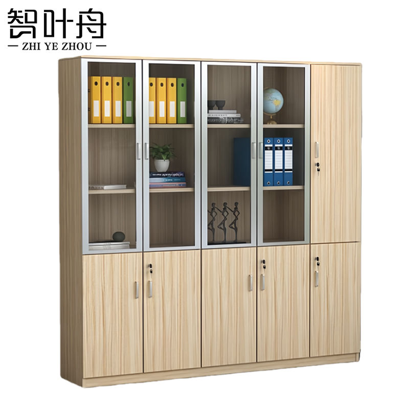 智叶舟办公资料柜五门200*40*200cm台高清大图