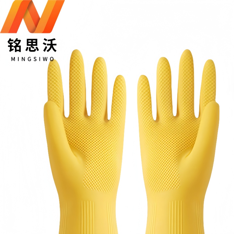 铭思沃加厚橡胶手套L码(12双)包高清大图