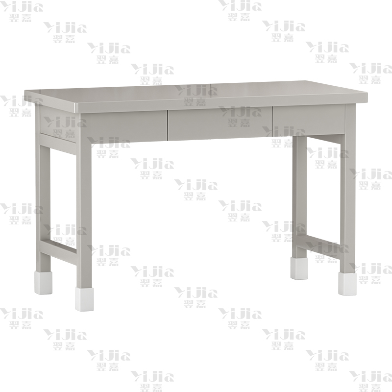 翌嘉YJ3110750 制式营具 办公桌营房钢制学习桌培训桌 制式三抽桌