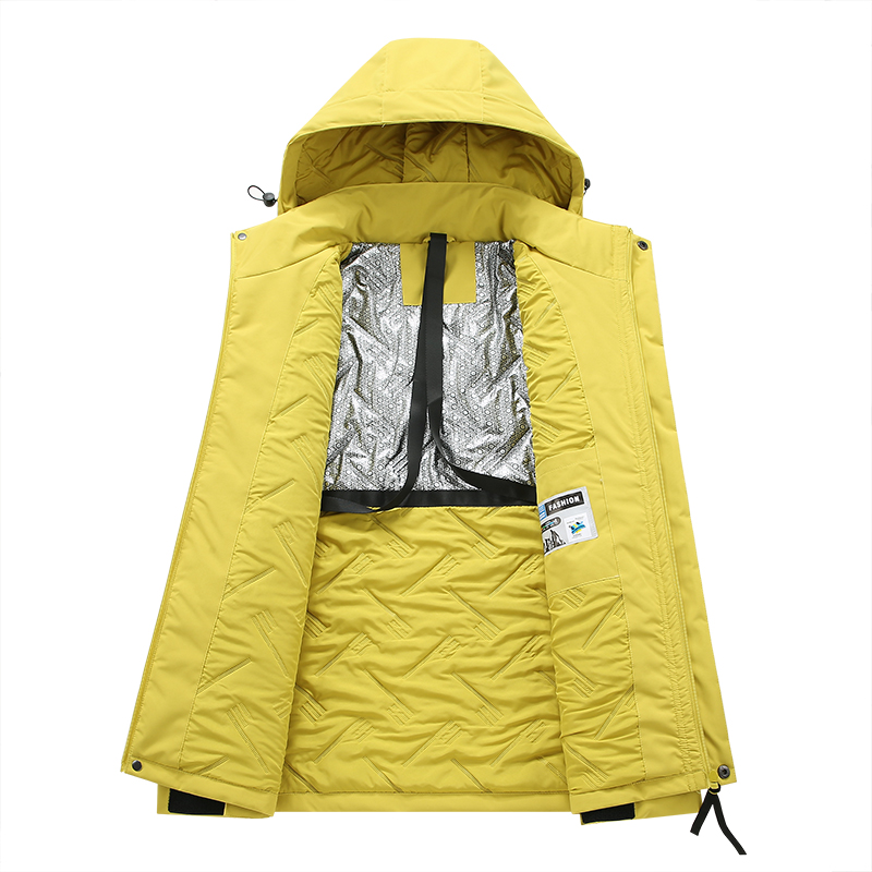 渔人船长秋冬情侣款户外保暖棉衣轻薄防风石墨烯男女款防寒服外套高清大图