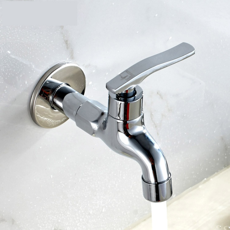 拖把池闪电客加长水龙头防溅头单冷快开阳台拖布池入墙式家用