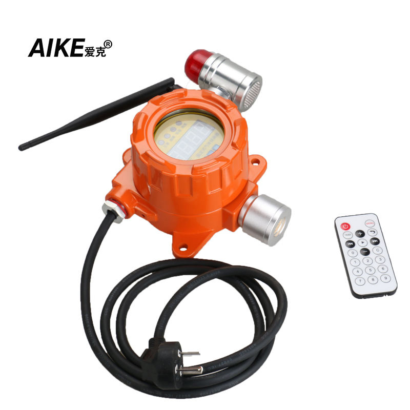 爱克AIKE工业商业用途点型可燃气体探测器220V电源直接无线网联EM-50 可燃气