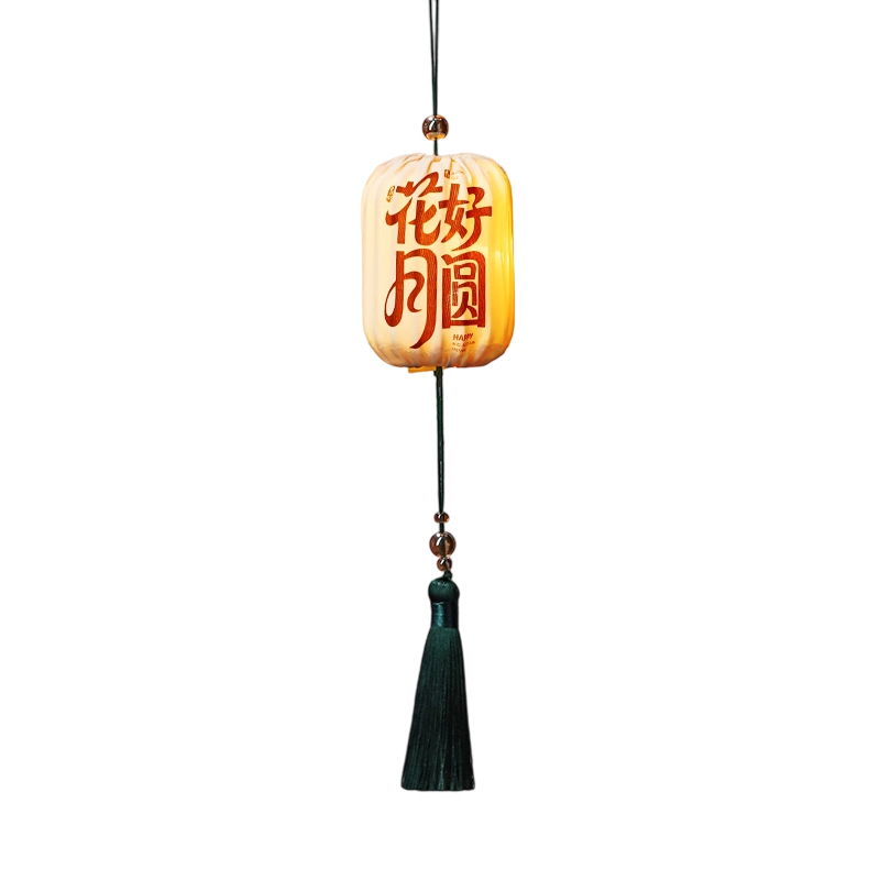 智美环球 商场装饰氛围布置小挂饰古风灯笼 中秋国庆-发光灯笼(成品)1个