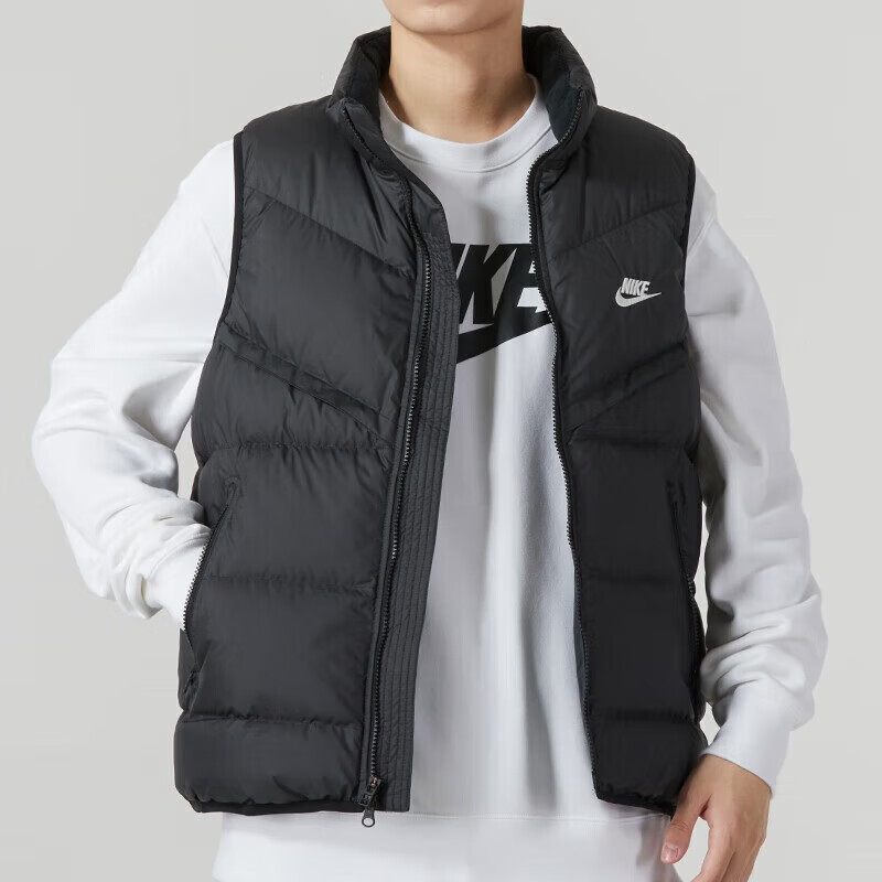 耐克(nike) as m nk sf wr 650-d fld vest羽绒背心 fb8184-010 m