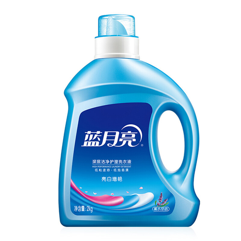 蓝月亮 洗衣精选 套装L 机洗洗衣液2kg*1瓶+1kg*2瓶+500g*2瓶+80g*2瓶高清大图