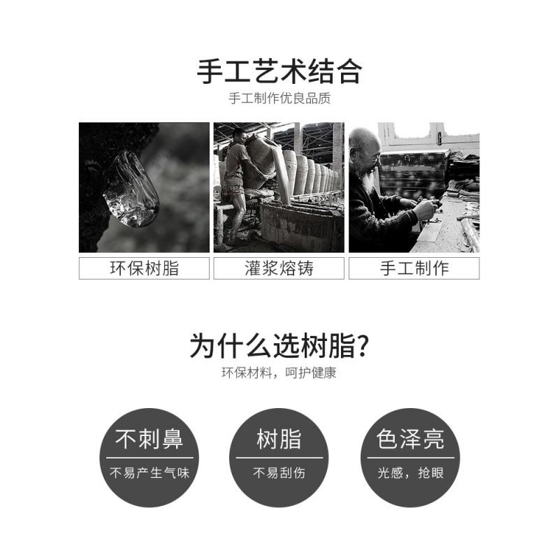 美帮汇欧式大型落地摆件罗马柱客厅电视柜玄关创意摆设复古工艺品装饰品高清大图