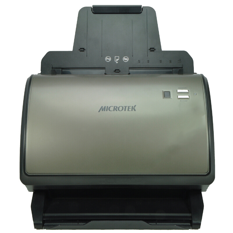 MICROTEK FileScan 3125c 中晶CCD馈纸式A4彩色大容量双面高速扫描仪自动进纸高清照片身份证家用办