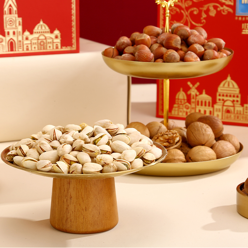 美荻斯 坚果1号佳品 2220g 坚果礼盒巴旦木巴旦木紫衣腰果熟核桃熟核桃开心果高清大图