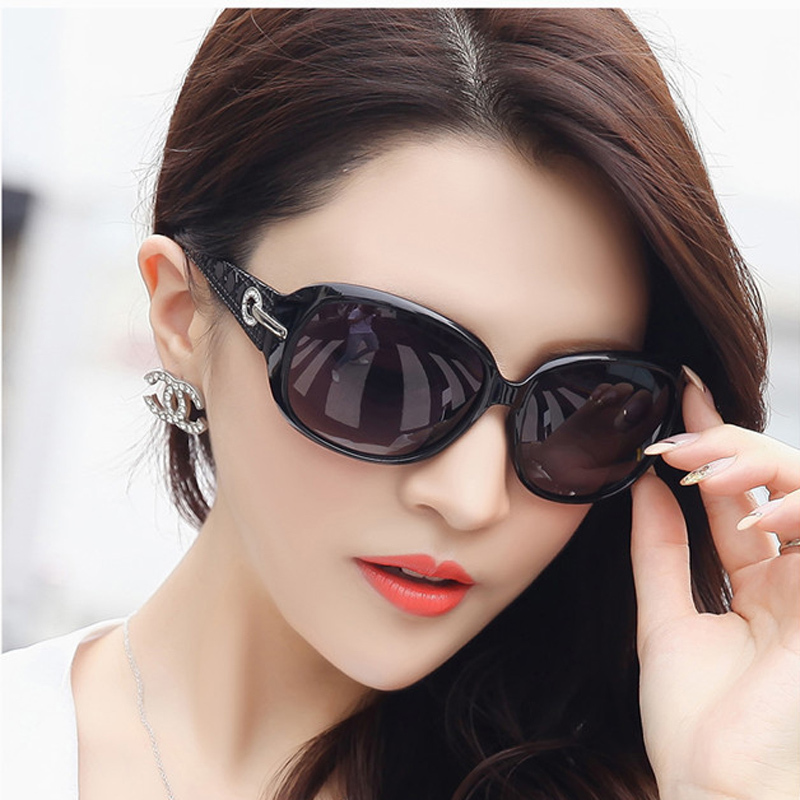 紫外线眼镜太阳镜时尚个性女圆脸明星大框防款墨镜女