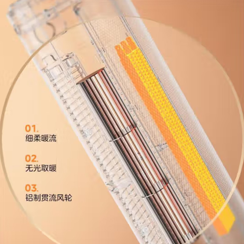 美的(Midea) 塔式暖风机 HFU20XE高清大图