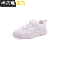 小白鞋女2022新款红女鞋百搭韩版原宿平底运动板鞋冬季加绒白鞋启如休闲鞋休闲鞋