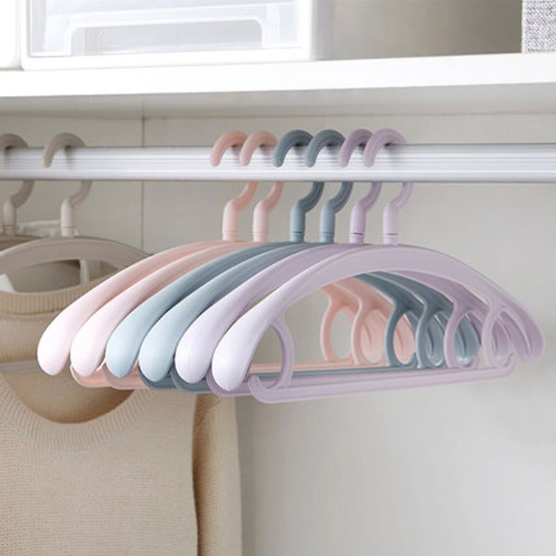 家用宽肩衣架成人衣挂晾衣架子塑料衣服挂西装服装店衣撑创意简约家居家用洗晒用品