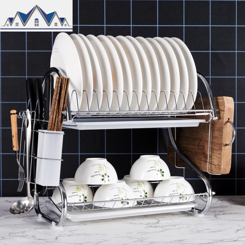 餐具架多功能装碗碟套装家用沥水架不锈钢置物架厨房用品多层碗架_620_296高清大图