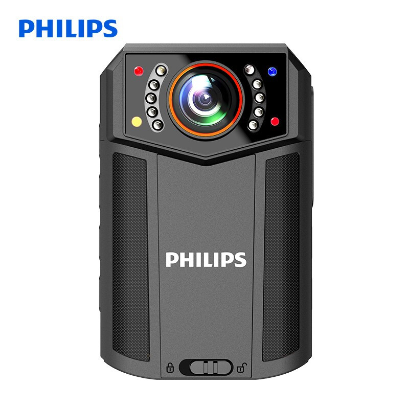 飞利浦(Philips)VTR-8203执法记录仪128G 随身执法仪wifi GPS定位 5400万像素