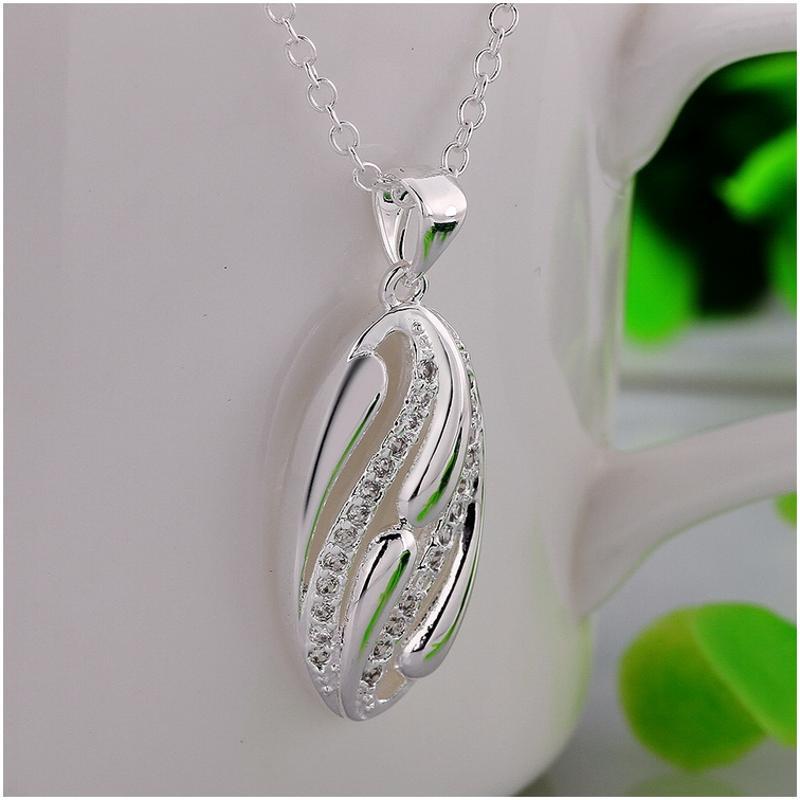 N620 Women Silver Necklace 镀925纯银女项链日韩版锁骨链潮人送女朋友七夕情人节礼物