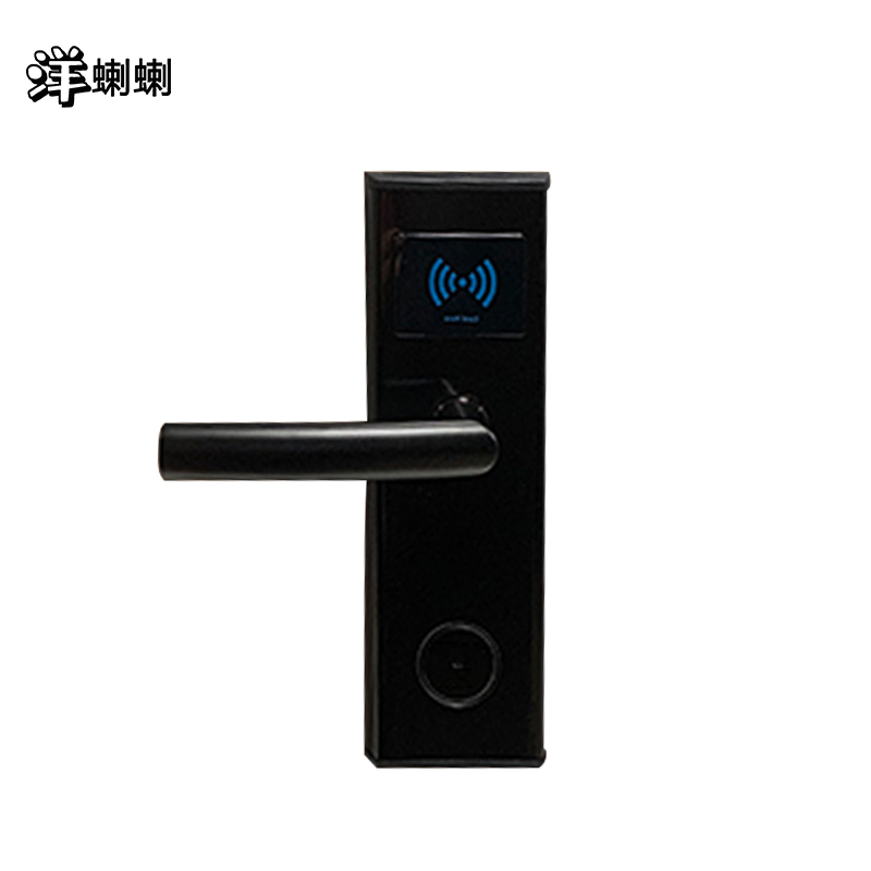 洋蝲蝲 磁卡锁 黑色 把高清大图