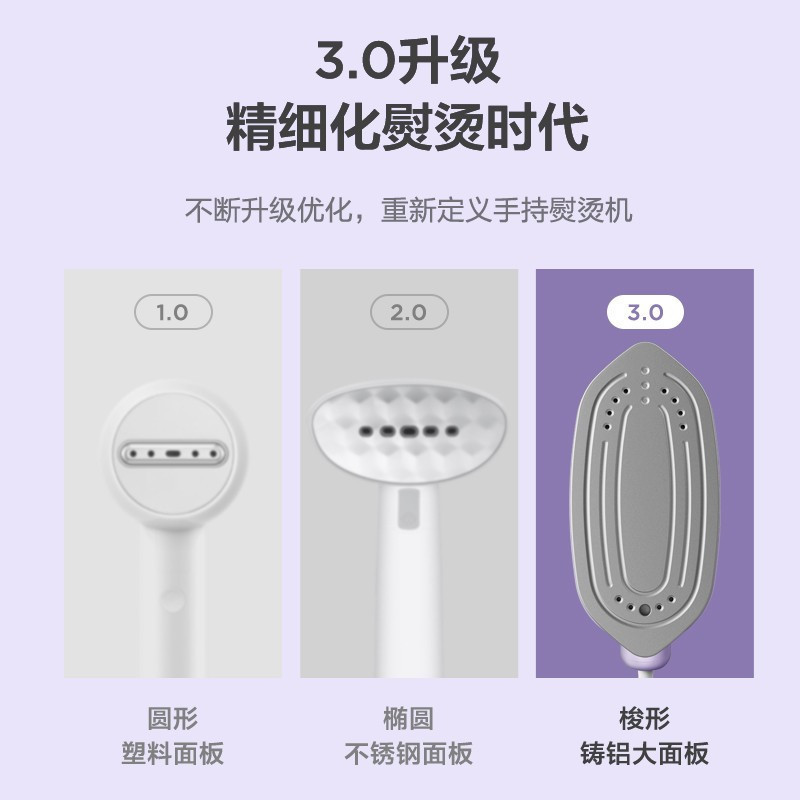 苏泊尔(SUPOR)挂烫机1200W大功率干烫快速除皱定型电熨斗家用手持蒸汽熨烫机ST90BR-12 白色高清大图