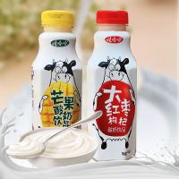 娃哈哈 饮料 牛奶大红枣枸杞芒果酸奶 450ml*15瓶整箱（可拼箱日期新鲜）