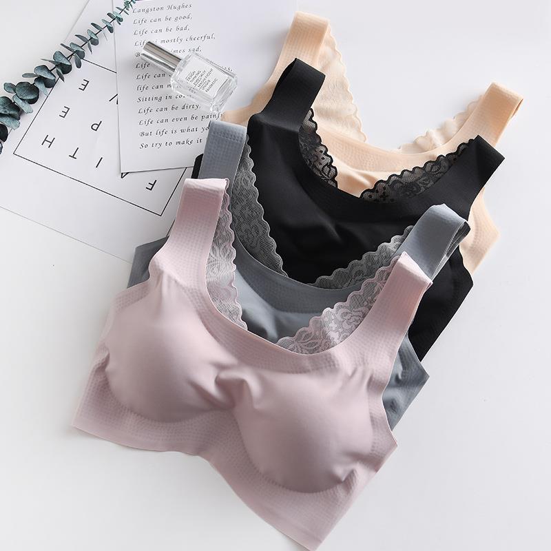 唔嘻碦文胸四季可穿睡眠文胸日本尚品安心无痕内衣女性感蕾丝美背运动防震薄 价格图片品牌报价 苏宁易购金百泰服装专营店