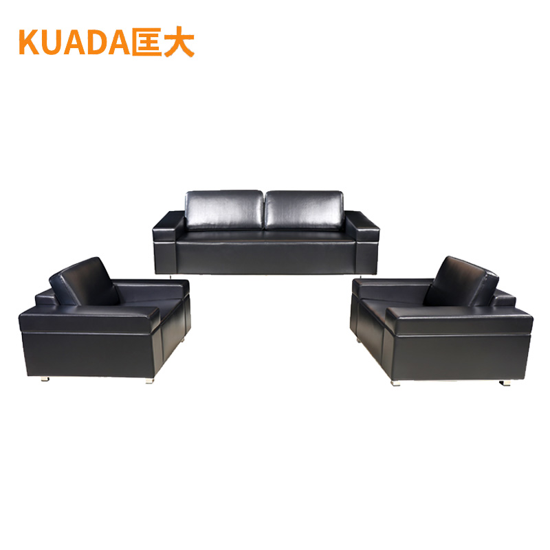 匡大 酒店沙发办公沙发 皮艺沙发 办公室接待沙发 西皮 沙发组合 KDT300高清大图