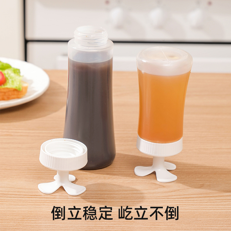 梵特 厨房分装瓶烧烤酱料调料瓶番茄沙拉酱挤压瓶挤酱瓶塑料家用高清大图